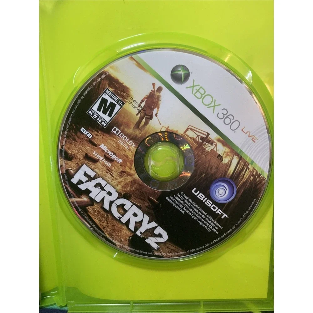 Far Cry 2 Xbox 360 Video Game Complete w/ Manual Ubisoft